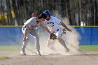 Baseball vs Suffolk  Wheaton College Baseball vs Suffolk University. - (Photo by Keith Nordstrom) : Wheaton, baseball